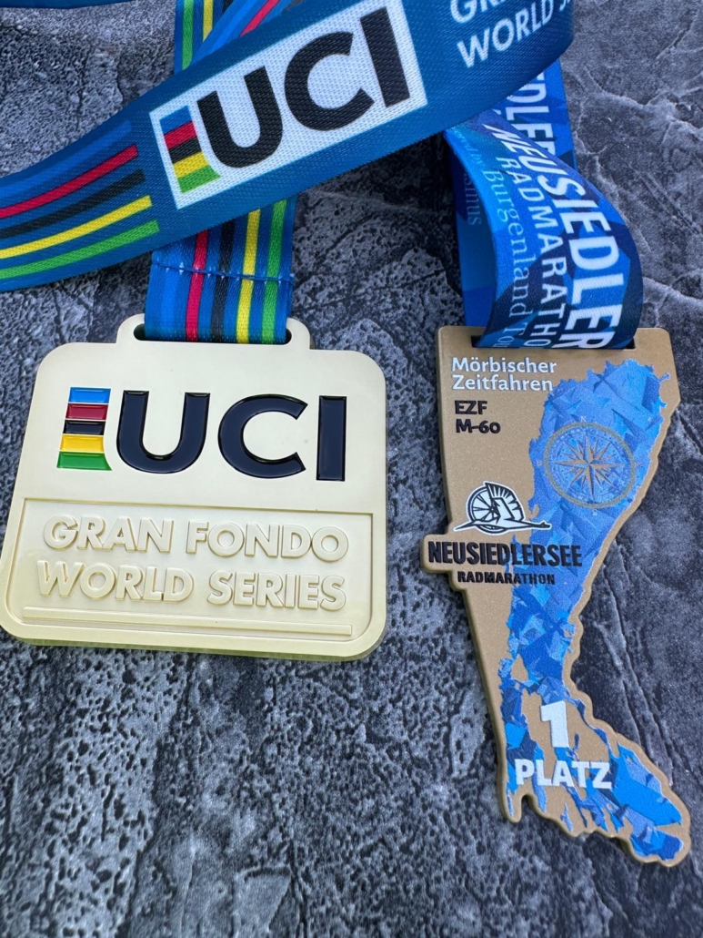 UCI-Grand Fondo World Series - Medaillen_Moerbischer Zeitfahren