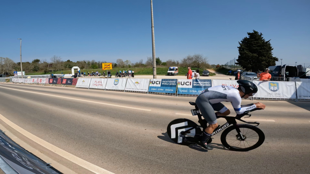 Marcel beim ITT (Zeitfahren) des UCI Istria Gran Fondo